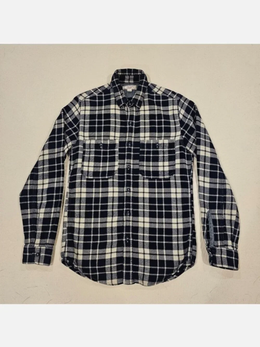 Wallace & Barnes Heavy Cotton Flannel Shirt XS